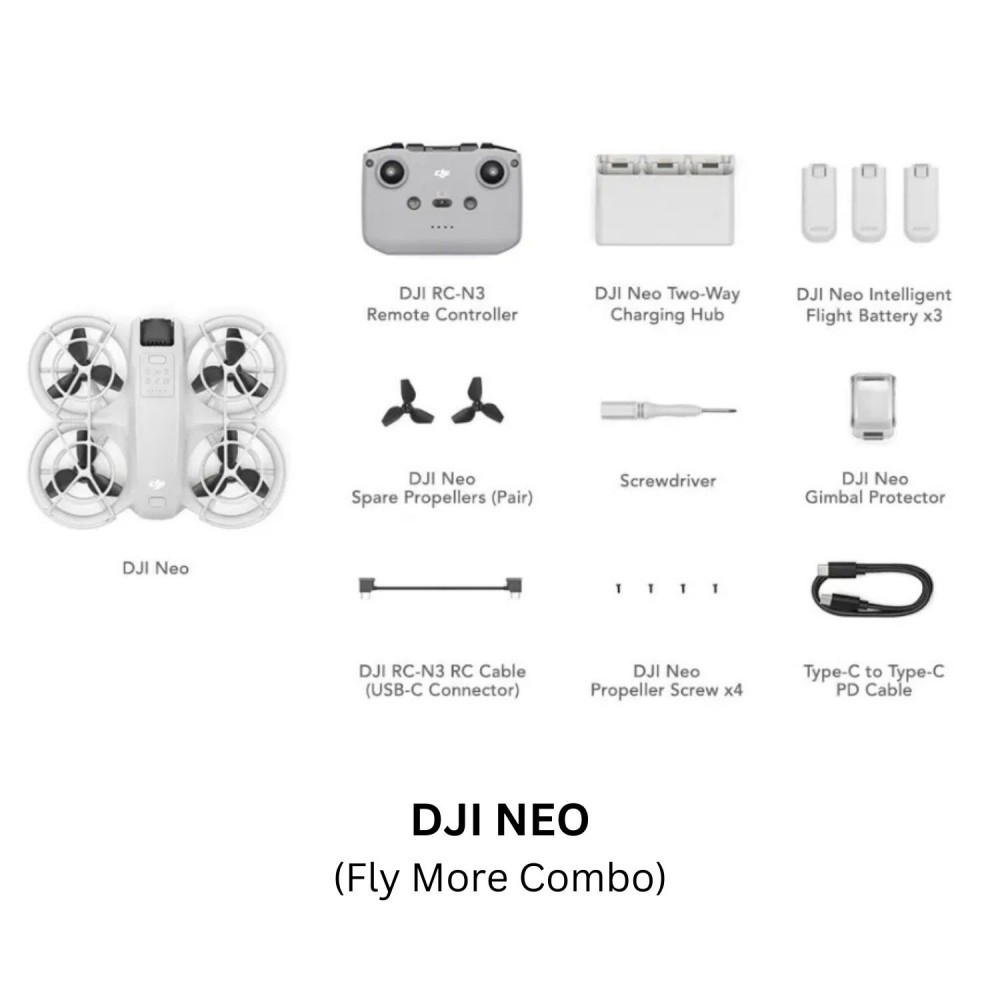 DJI Neo Drone - Ultra-Light Palm-Sized Drone DJI Neo Drone - Ultra-Light Palm-Sized Drone