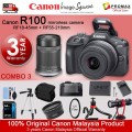 Canon EOS R100 Mirrorless Digital Camera Body with RF-S 18-45mm IS STM LENS + RF-S55-210mm IS STM LENS - MALAYSIA 3 YEARS WARRANTY Canon EOS R100 Mirrorless Digital Camera Body with RF-S 18-45mm IS STM LENS + RF-S55-210mm IS STM LENS - MALAYSIA 3 YEARS WARRANTY