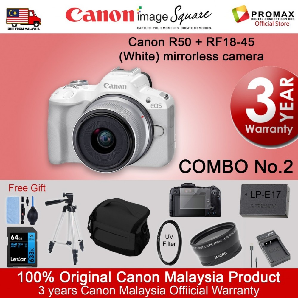 Canon EOS R50 with RF-S 18-45mm IS STM LENS Canon EOS R50 with RF-S 18-45mm IS STM LENS