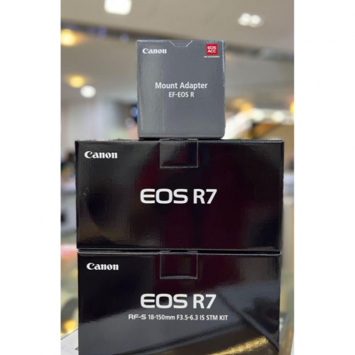 CANON EOS R7 BODY with FREE Canon Mount Adapter and Memory Card / Mirrorless Camera 