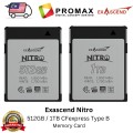 Exascend Nitro 512GB / 1TB CFexpress Type B Memory Card SD Exascend Nitro 512GB / 1TB CFexpress Type B Memory Card SD