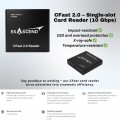 EXASCEND 4-in-1 Multi-Slot Card Reader / CFexpress Type B / CFast 2.0 / SD / Micro SD Card Readers EXASCEND 4-in-1 Multi-Slot Card Reader / CFexpress Type B / CFast 2.0 / SD / Micro SD Card Readers