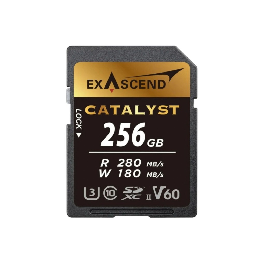 Exascend 128GB / 256GB / 512GB Catalyst UHS-II SDXC V60 Memory SD Card Exascend 128GB / 256GB / 512GB Catalyst UHS-II SDXC V60 Memory SD Card