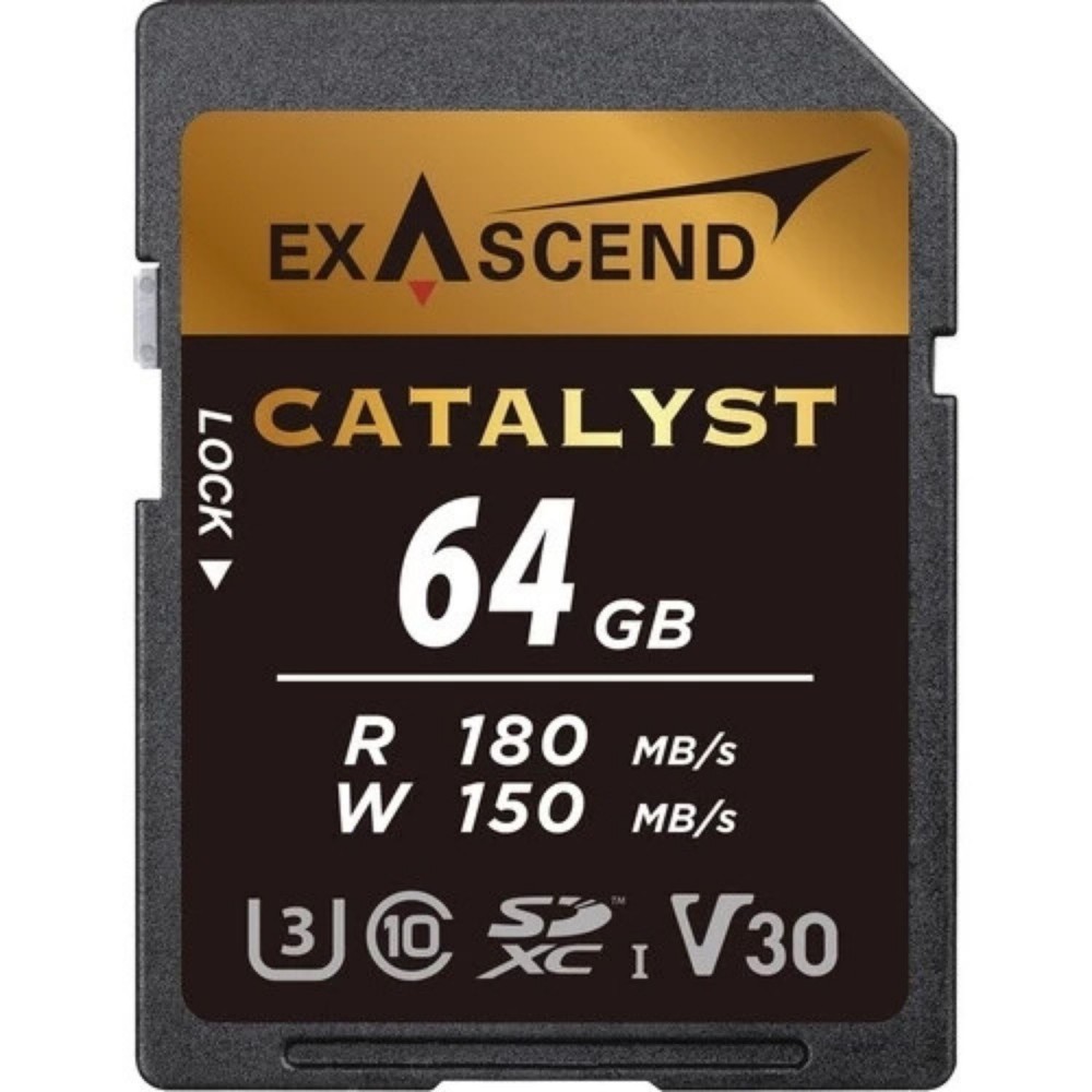 Exascend Catalyst V30 USH-I SDXC Memory Card SD Exascend Catalyst V30 USH-I SDXC Memory Card SD