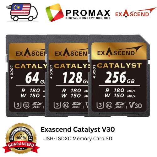 Exascend Catalyst V30 USH-I SDXC Memory Card SD