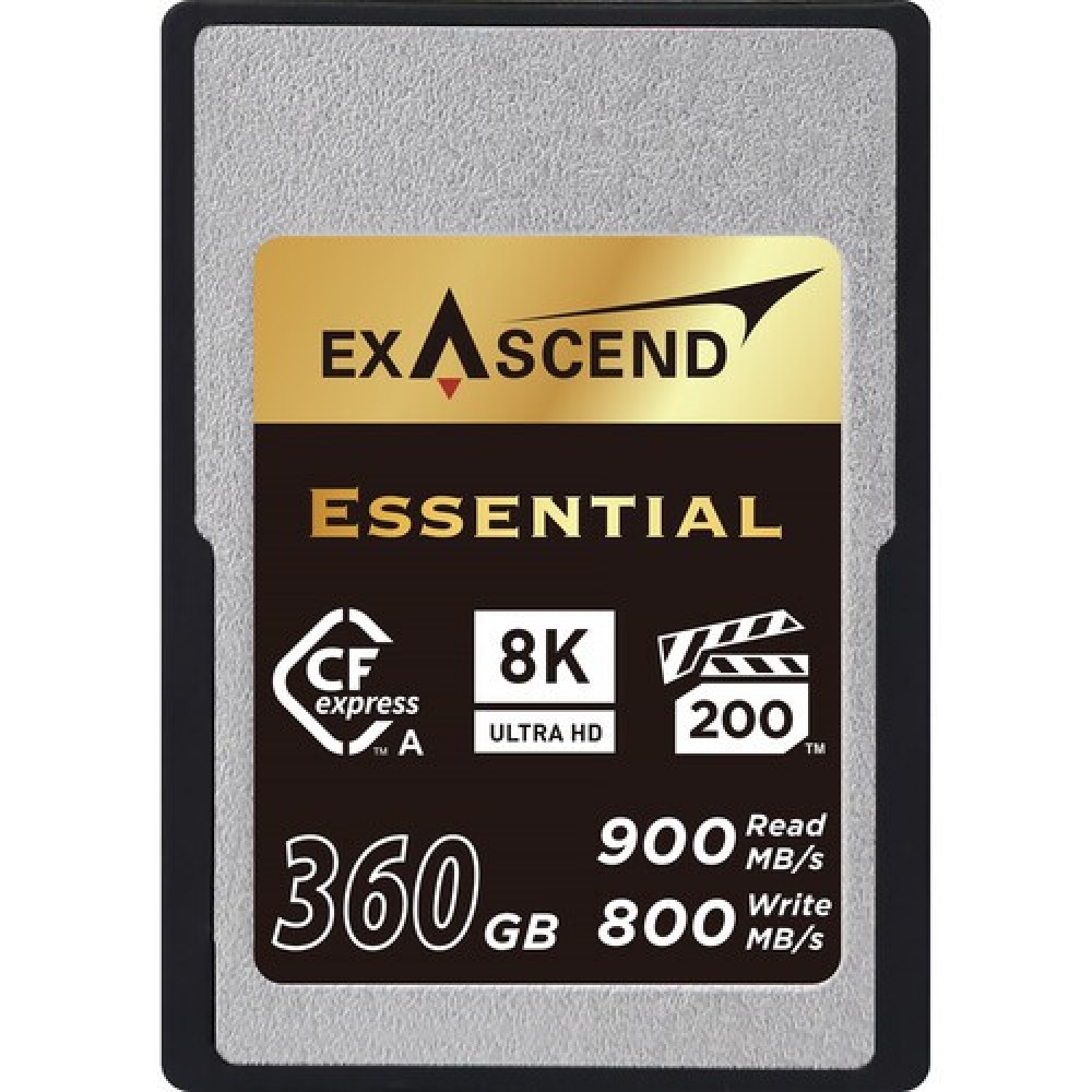 Exascend 120GB 180GB 240GB 360GB 480GB Essential CFExpress Type A Memory Card SD Exascend 120GB 180GB 240GB 360GB 480GB Essential CFExpress Type A Memory Card SD