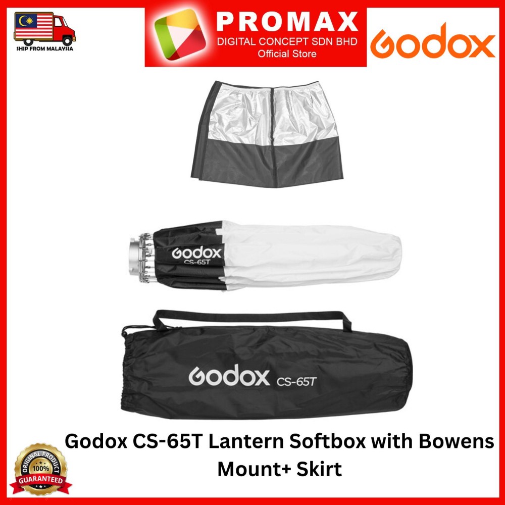 Godox CS-65T Lantern Softbox with Bowens Mount+ Skirt (Original Godox) Godox CS-65T Lantern Softbox with Bowens Mount+ Skirt (Original Godox)