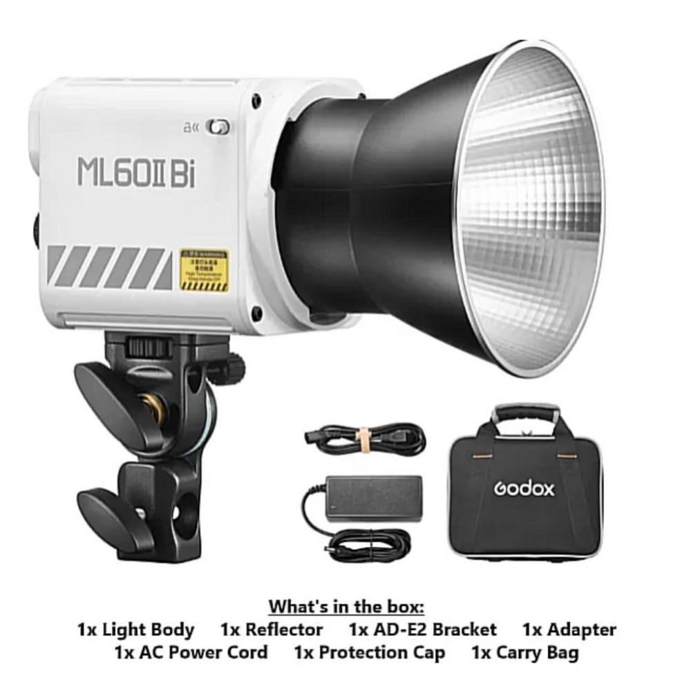 Godox ML60II Bi 70W Bi-Color Portable LED Video Light Godox ML60II Bi 70W Bi-Color Portable LED Video Light