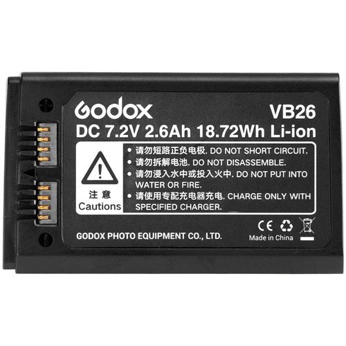 Godox VB26 Battery For Godox V1 / V860 III Speedlight Flash 100% Original Godox