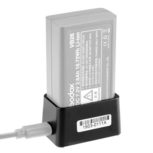 Godox VC26 Charger For Godox V1 / V860 III Speedlight Flash 100% Original Godox