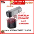 Godox WB26A (UPDATED VERSION) Rechargeable Lithium Ion Battery for AD600Pro 100% Ori GODOX Godox WB26A (UPDATED VERSION) Rechargeable Lithium Ion Battery for AD600Pro 100% Ori GODOX