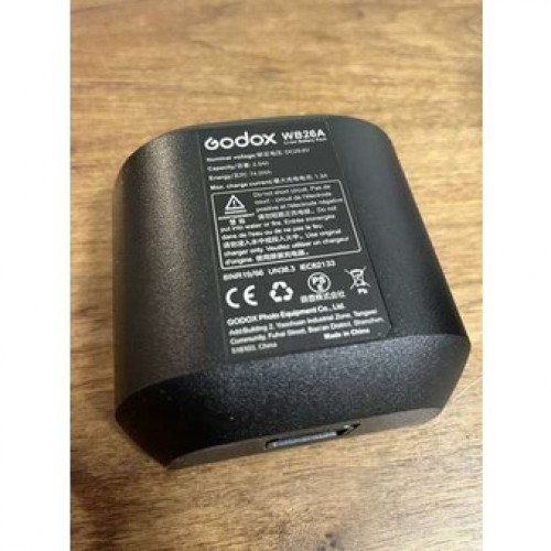 Godox WB26A (UPDATED VERSION) Rechargeable Lithium Ion Battery for AD600Pro 100% Ori GODOX