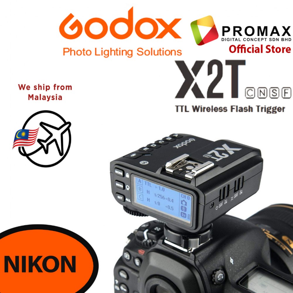 GODOX X2T Trigger TTL ( Fuji , Sony , Nikon , Olympus , Canon ) 100% Original Malaysia GODOX X2T Trigger TTL ( Fuji , Sony , Nikon , Olympus , Canon ) 100% Original Malaysia