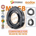 GODOX ML-GB Mount to Bowens Mount Adapter Ring for ML60ii-Bi , ML100-Bi , ML60 , AD300 PRO GODOX ML-GB Mount to Bowens Mount Adapter Ring for ML60ii-Bi , ML100-Bi , ML60 , AD300 PRO