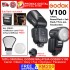 Godox V100N TTL Li-ion Round Head Camera Flash 100ws Sub Flash for Nikon