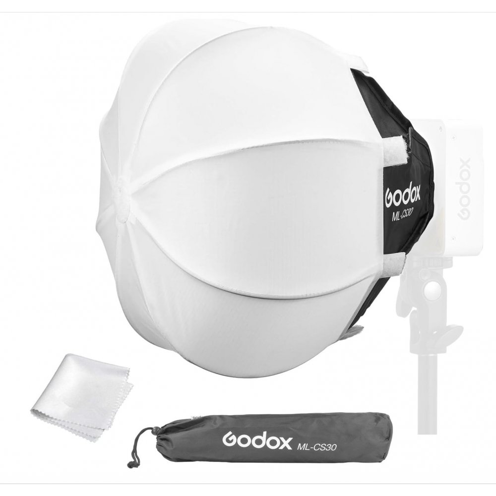 Godox Softbox ML-CS30 Modifier Diffusion Dome Octa for ML100Bi ML-60IIBi Godox Softbox ML-CS30 Modifier Diffusion Dome Octa for ML100Bi ML-60IIBi
