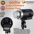 Godox AD300PRO OUTDOOR FLASH BATTERY POWERED WIRELESS TTL STROBE Original GODOX Malaysia Godox AD300PRO OUTDOOR FLASH BATTERY POWERED WIRELESS TTL STROBE Original GODOX Malaysia