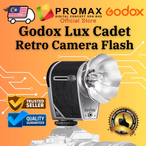 Godox Lux Cadet Retro Camera Flash GN10 6200K±300K Color Temperature Auto & Manual