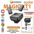 Godox Magic XT1 2-Person Wireless Microphone System with USB-C Adapter (2.4 GHz) LOS Range Pro Audio UAC Support
