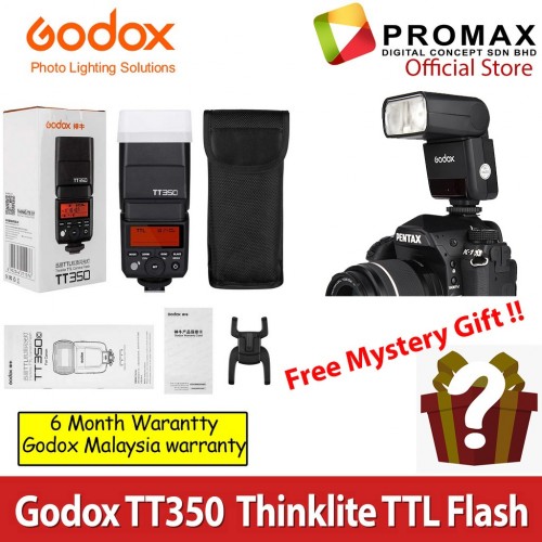 Godox TT350 CANON SONY FUJIFILM RICOH Mini Thinklite Portable Speedlite Wireless