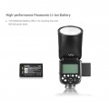 Godox V1 Flash Speedlight Round TTL Li-ion Batt HSS for Canon, Nikon, Sony, Fuji and Olympus Panasonic Godox V1 Flash Speedlight Round TTL Li-ion Batt HSS for Canon, Nikon, Sony, Fuji and Olympus Panasonic