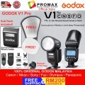 Godox V1Pro Flash Speedlight Round TTL Li-ion Godox V1Pro Flash Speedlight Round TTL Li-ion