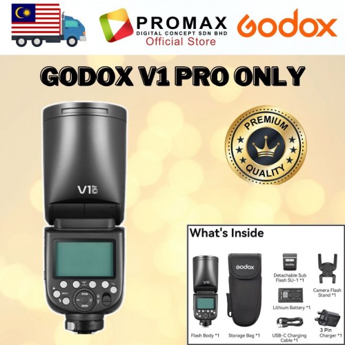 Godox V1Pro Flash Speedlight Round TTL Li-ion