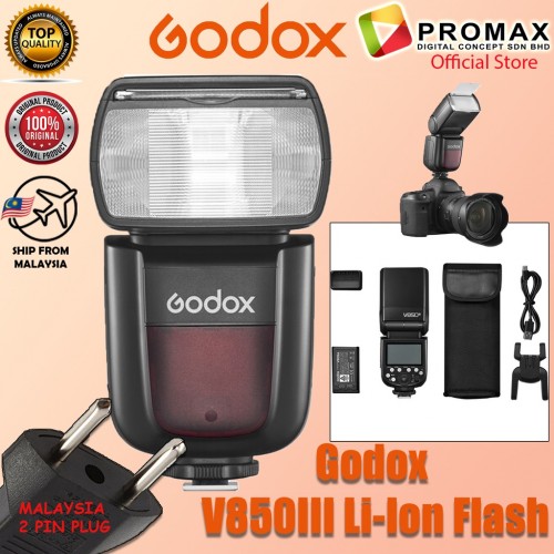 Godox V850III Li-Ion Flash 100% Original GODOX Malaysia