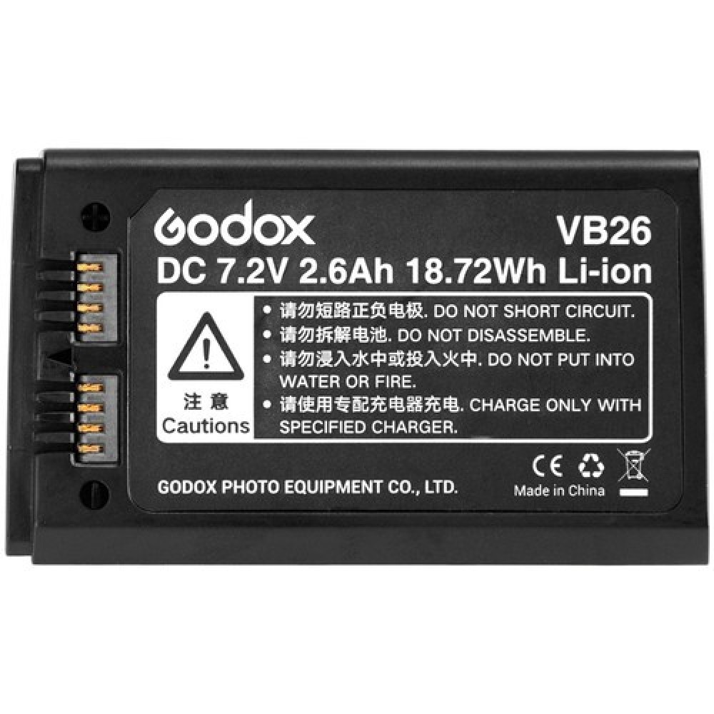 Godox VB26 Battery & VC26 Charger For Godox V1 / V860 III Speedlight Flash 100% Original Godox Godox VB26 Battery & VC26 Charger For Godox V1 / V860 III Speedlight Flash 100% Original Godox