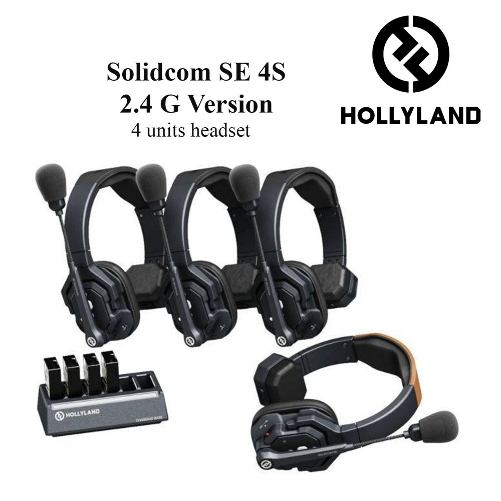 Hollyland Solidcom SE Wireless Waterproof Headset Intercom System with Noise Cancellation (3 - 8 units) Hollyland Solidcom SE Wireless Waterproof Headset Intercom System with Noise Cancellation (3 - 8 units)
