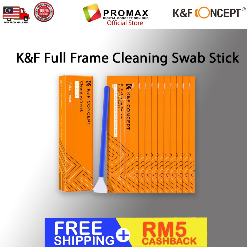 K&F Concept APS-C / Full Frame sensor cleaning swab / sensor cleaning swabs kit for camera sensor K&F Concept APS-C / Full Frame sensor cleaning swab / sensor cleaning swabs kit for camera sensor