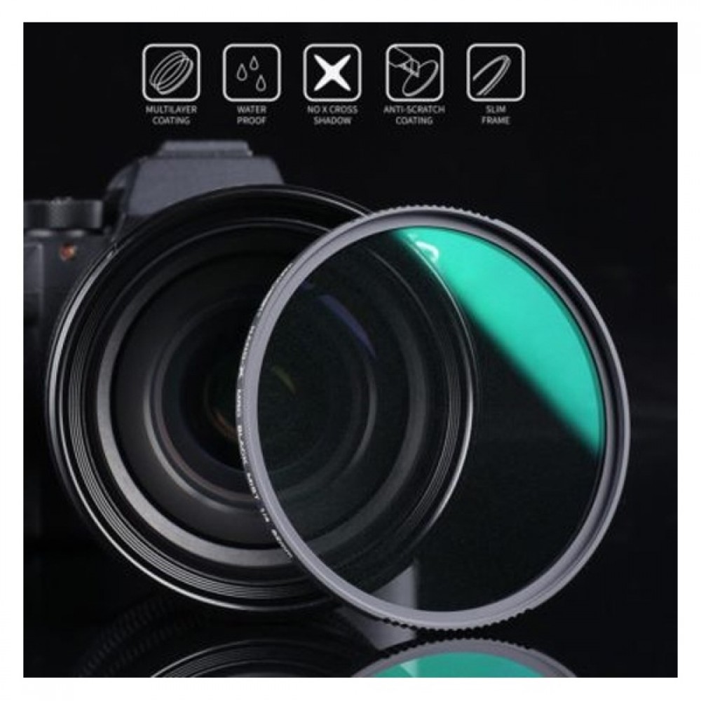 K&F Concept Nano-X Black Mist Diffusion 1/4 Special Effect Soft Filter Double Side Multi-Coated Waterproof K&F Concept Nano-X Black Mist Diffusion 1/4 Special Effect Soft Filter Double Side Multi-Coated Waterproof