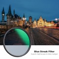 K&F Concept Blue Streak Filter Nano-X Series (2mm) Optical Glass Ultra-clear Waterproof Anti-Scratch Anti-Reflection