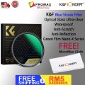K&F Concept Blue Streak Filter Nano-X Series (2mm) Optical Glass Ultra-clear Waterproof Anti-Scratch Anti-Reflection