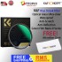 K&F Concept Blue Streak Filter Nano-X Series (2mm) Optical Glass Ultra-clear Waterproof Anti-Scratch Anti-Reflection