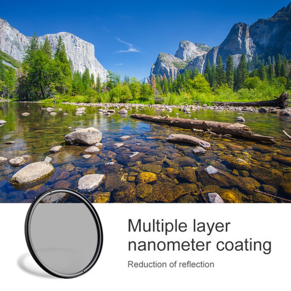 K&F Concept C-Series Slim Multicoated CPL Circular Polarizer Filter BLUE COATING K&F Concept C-Series Slim Multicoated CPL Circular Polarizer Filter BLUE COATING