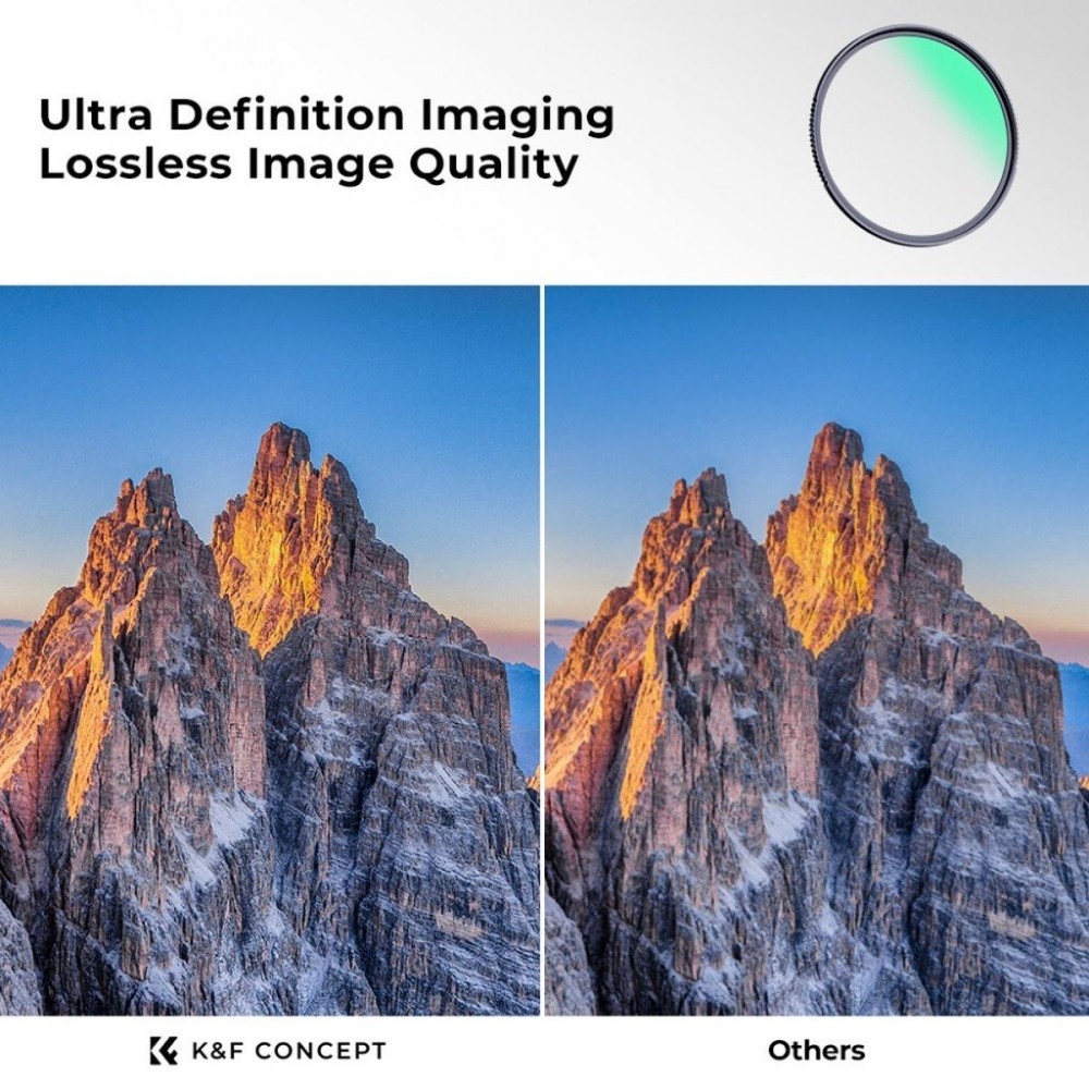 K&F Concept Nano-X Series CPL circular polarizer Filter K&F Concept Nano-X Series CPL circular polarizer Filter