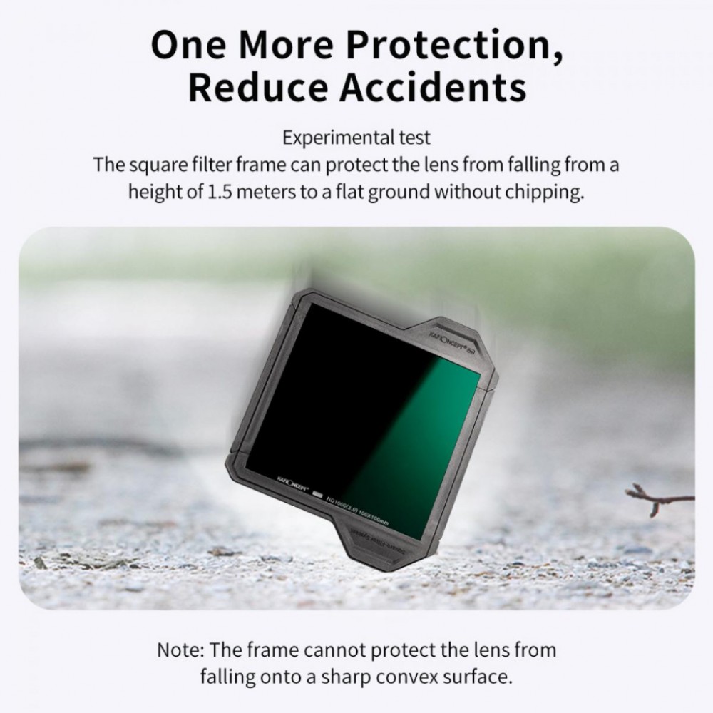 K&F Concept 100x100mm 100x150mm Filter Protection Frame 2 Pack - Nano X Pro Series for GND ND Reverse GND K&F Concept 100x100mm 100x150mm Filter Protection Frame 2 Pack - Nano X Pro Series for GND ND Reverse GND