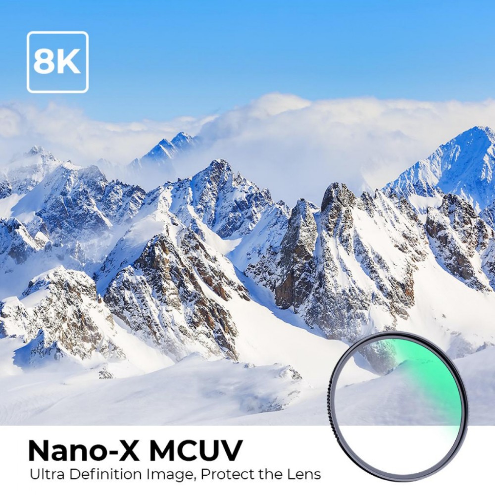 K&F Concept Nano-X Series MRC UV Protection Filter Ultra-Slim MCUV Filter Anti Scratch Coating K&F Concept Nano-X Series MRC UV Protection Filter Ultra-Slim MCUV Filter Anti Scratch Coating