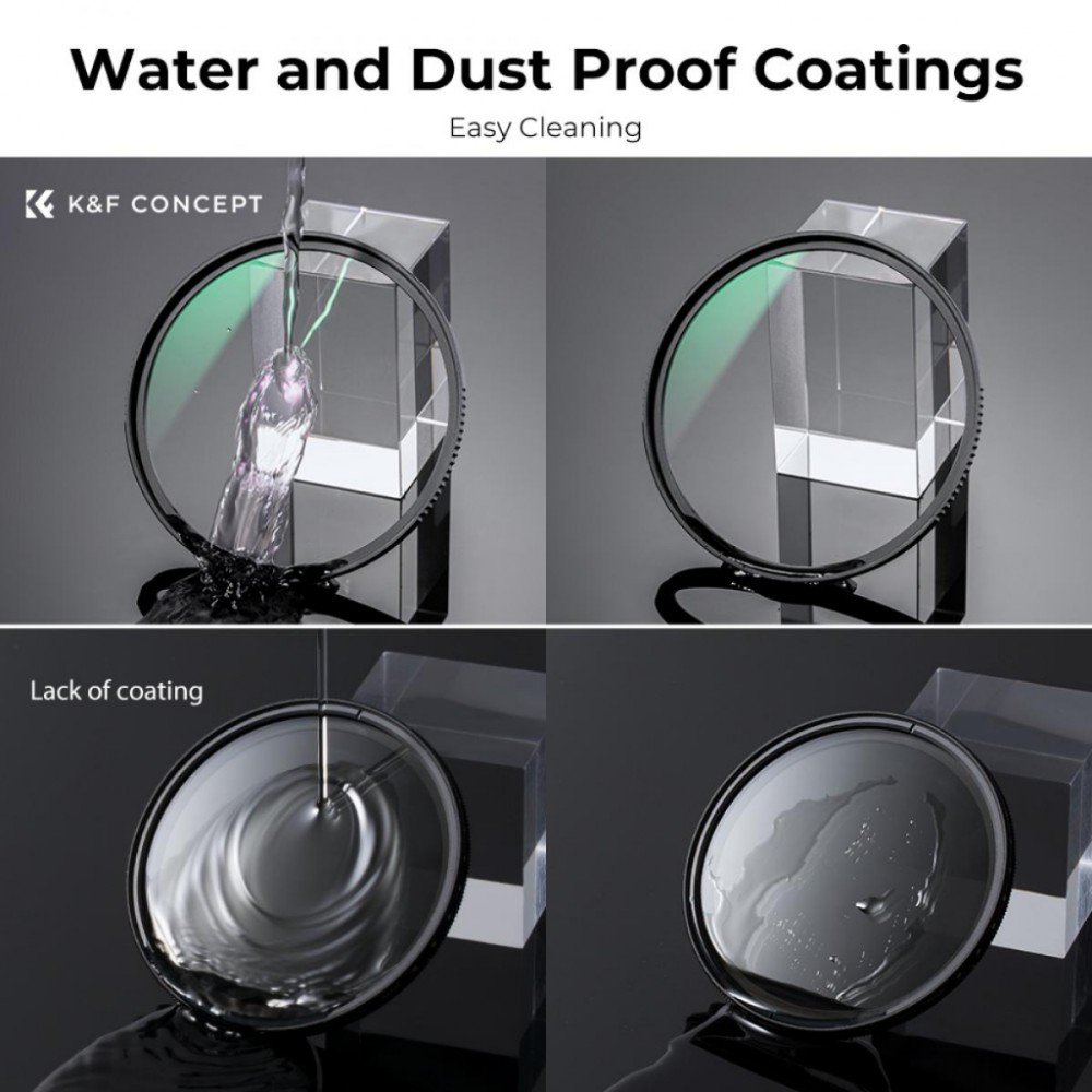K&F Concept Nano-X Series MRC UV Protection Filter Ultra-Slim MCUV Filter Anti Scratch Coating K&F Concept Nano-X Series MRC UV Protection Filter Ultra-Slim MCUV Filter Anti Scratch Coating
