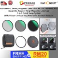 K&F Nano-X Series, Magnetic Lens Filter Kit CPL+ND8+ND64+ Magnetic Adapter Ring+Magnetic Lens Cap 5 in 1 Quick Swap System 28 Multi-Layer | Include Bag | Waterproof & Scratch Resistant 82MM SKU.2144 K&F Nano-X Series, Magnetic Lens Filter Kit CPL+ND8+ND64+ Magnetic Adapter Ring+Magnetic Lens Cap 5 in 1 Quick Swap System 28 Multi-Layer | Include Bag | Waterproof & Scratch Resistant 82MM SKU.2144