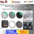 K&F Nano-X Series, Magnetic Lens Filter Kit CPL+ND8+ND64+ Magnetic Adapter Ring+Magnetic Lens Cap 5 in 1 Quick Swap System 28 Multi-Layer | Include Bag | Waterproof & Scratch Resistant 82MM SKU.2144