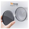 K&F Nano-X Series, Magnetic Lens Filter Kit CPL+ND8+ND64+ Magnetic Adapter Ring+Magnetic Lens Cap 5 in 1 Quick Swap System 28 Multi-Layer | Include Bag | Waterproof & Scratch Resistant 82MM SKU.2144 K&F Nano-X Series, Magnetic Lens Filter Kit CPL+ND8+ND64+ Magnetic Adapter Ring+Magnetic Lens Cap 5 in 1 Quick Swap System 28 Multi-Layer | Include Bag | Waterproof & Scratch Resistant 82MM SKU.2144