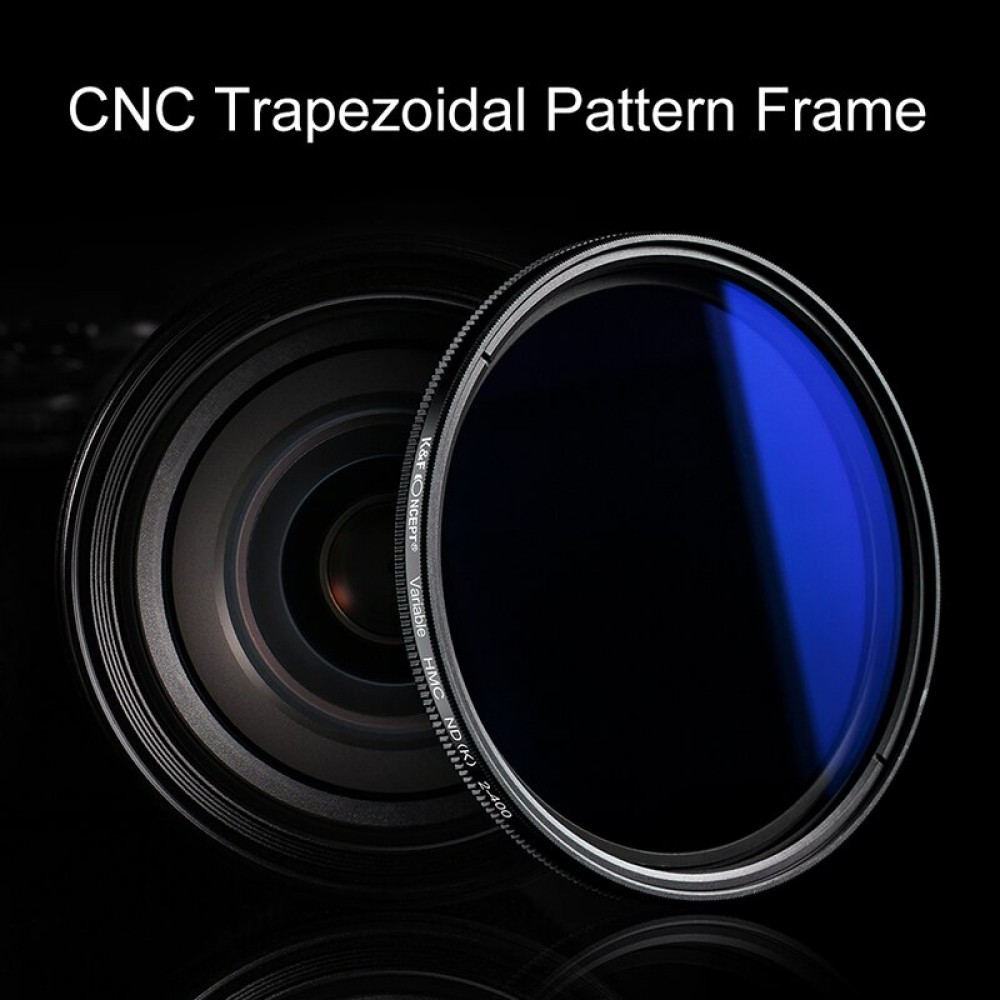 K&F Concept ND2-400 Variable ND Fader ND Filter Multi Layer Blue Coating VND 1-9 stops JAPAN glass K&F Concept ND2-400 Variable ND Fader ND Filter Multi Layer Blue Coating VND 1-9 stops JAPAN glass