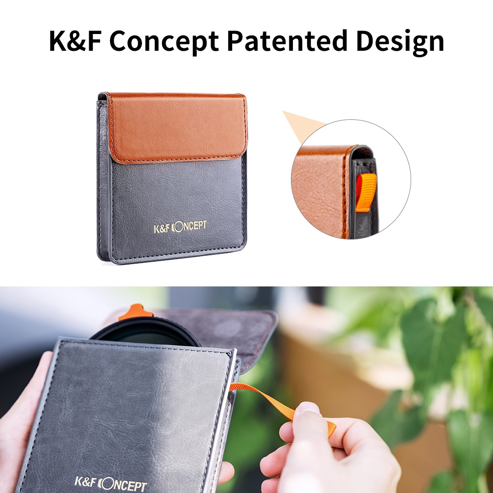 K&F Concept Variable ND Filter ND2-ND400 (9 Stop) VND Filter Waterprof Scratch Resistant Nano-X Series K&F Concept Variable ND Filter ND2-ND400 (9 Stop) VND Filter Waterprof Scratch Resistant Nano-X Series