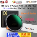 K&F Nano-X Variable ND4-64 & CPL Filter 28 Layer Coating 2 in 1 8K 2-6 stops K&F Nano-X Variable ND4-64 & CPL Filter 28 Layer Coating 2 in 1 8K 2-6 stops