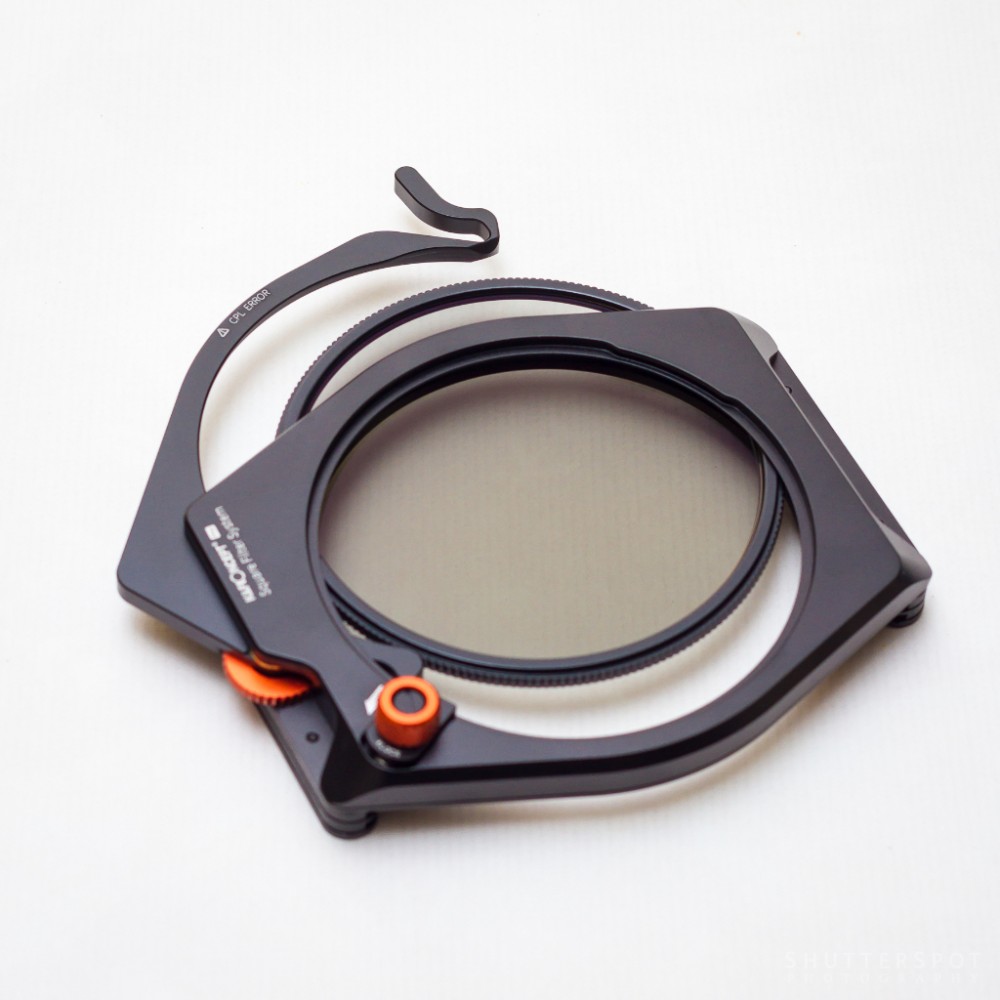 K&F Square Filter Holder System Pro Kit,Filter Holder +95mm CPL +Square ND1000[10stops] +GND8[3stop] + 4 Rings 1808