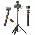 K&F Concept MS04 / MS08 62''/1.58m Tripod Phone Selfie Stick With Bluetooth Remote Control +Gopro Adapter Upgraded MT-44 K&F Concept MS04 / MS08 62''/1.58m Tripod Phone Selfie Stick With Bluetooth Remote Control +Gopro Adapter Upgraded MT-44