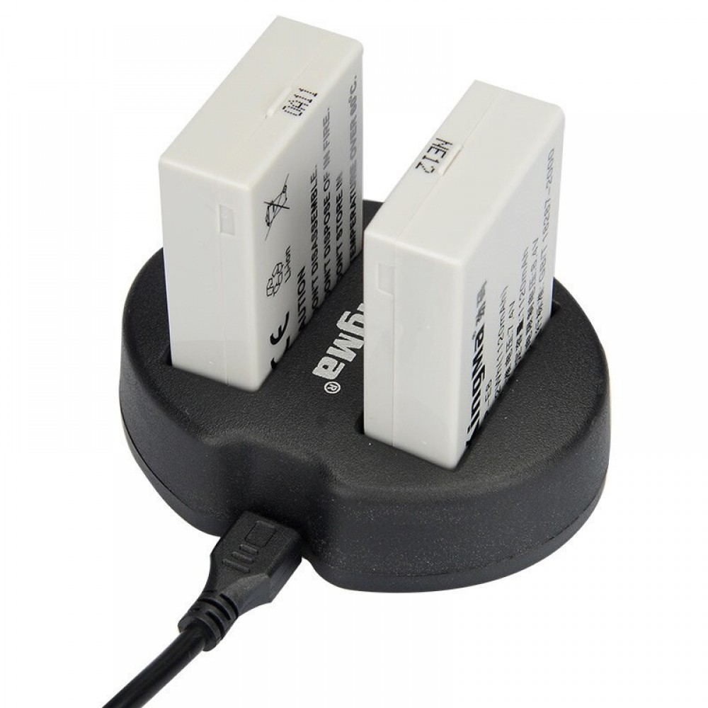 Canon LP-E8 Battery Charger for Canon Camera LP E8 Kingma Dual USB Canon LP-E8 Battery Charger for Canon Camera LP E8 Kingma Dual USB