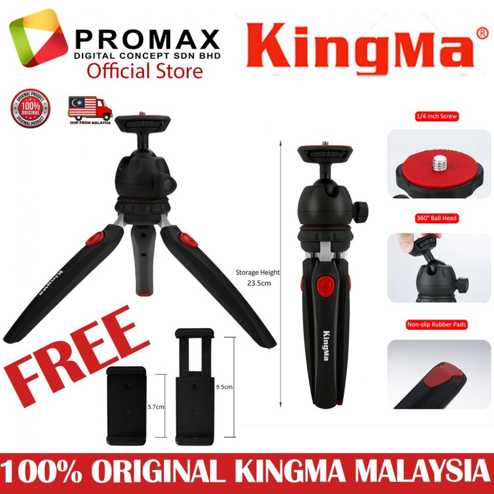 KingMa BMU006 PIXI PLUS / PIXI EVO Mini Table Top Tripod for Video Shooting Camera Vlog KingMa BMU006 PIXI PLUS / PIXI EVO Mini Table Top Tripod for Video Shooting Camera Vlog